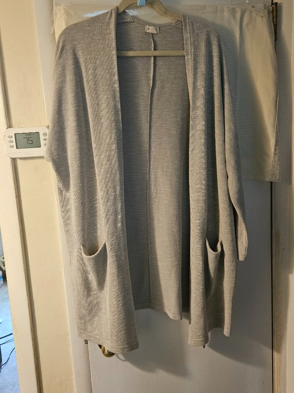 DONNI Brand Sandwash Ribbed Cardigan OS